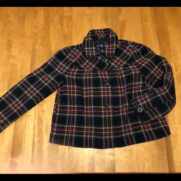 Gap Kids Wool Blend Pea Coat size 14/16 - Picture 2 of 5